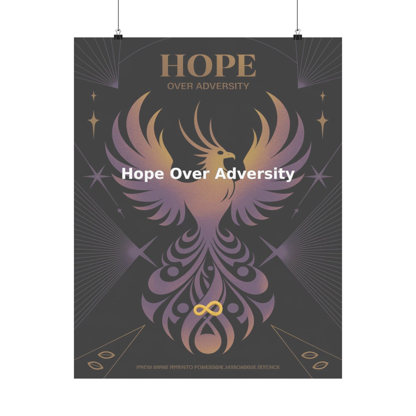 Hope Over Adversity - Matte Vertical Posters
