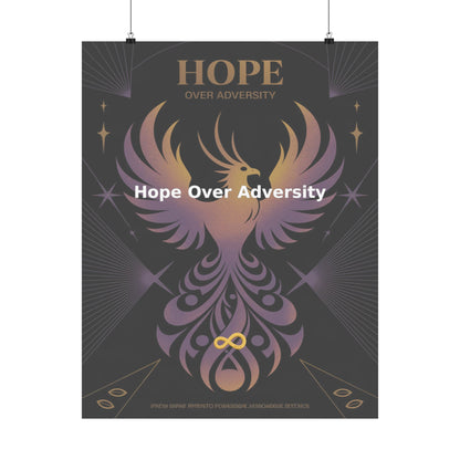 Hope Over Adversity - Matte Vertical Posters