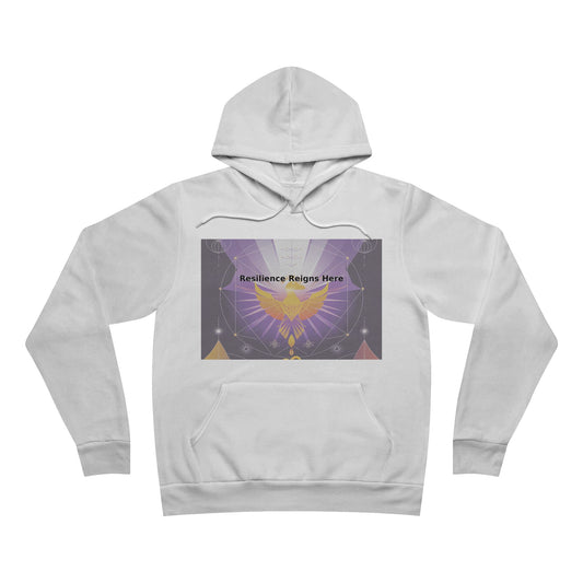 Resilience Reigns Here - Unisex Sponge Fleece Pullover Hoodie
