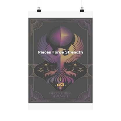 Pieces Forge Strength - Matte Vertical Posters