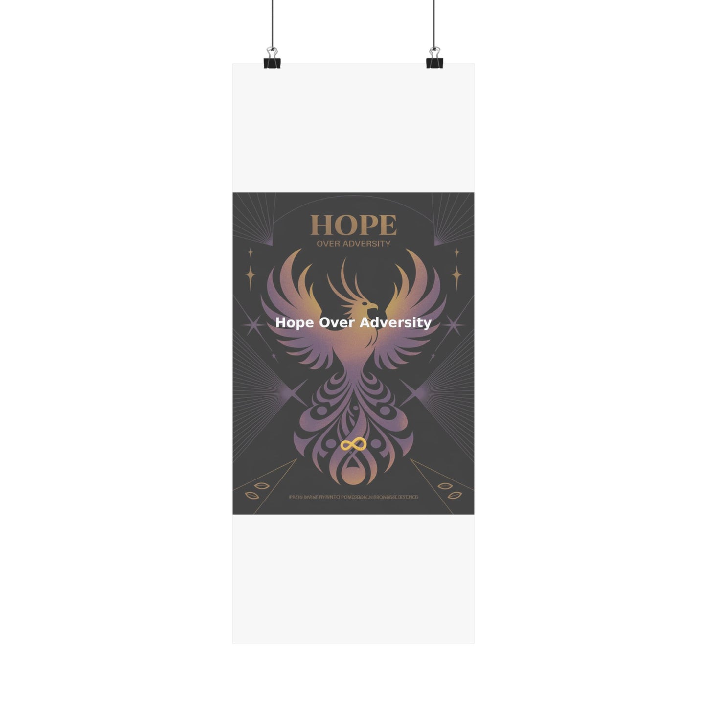 Hope Over Adversity - Matte Vertical Posters