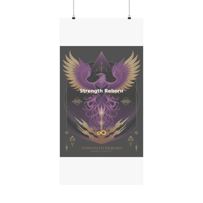 Strength Reborn - Matte Vertical Posters