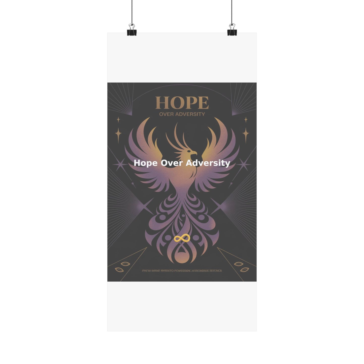 Hope Over Adversity - Matte Vertical Posters