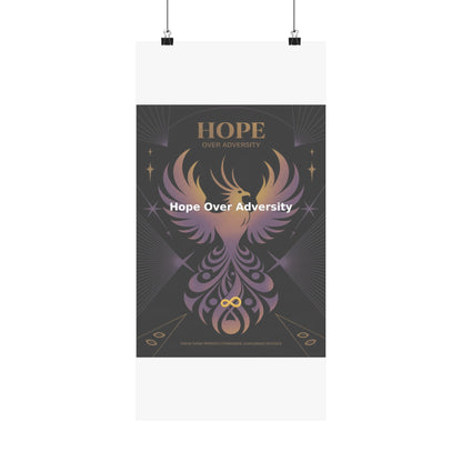 Hope Over Adversity - Matte Vertical Posters