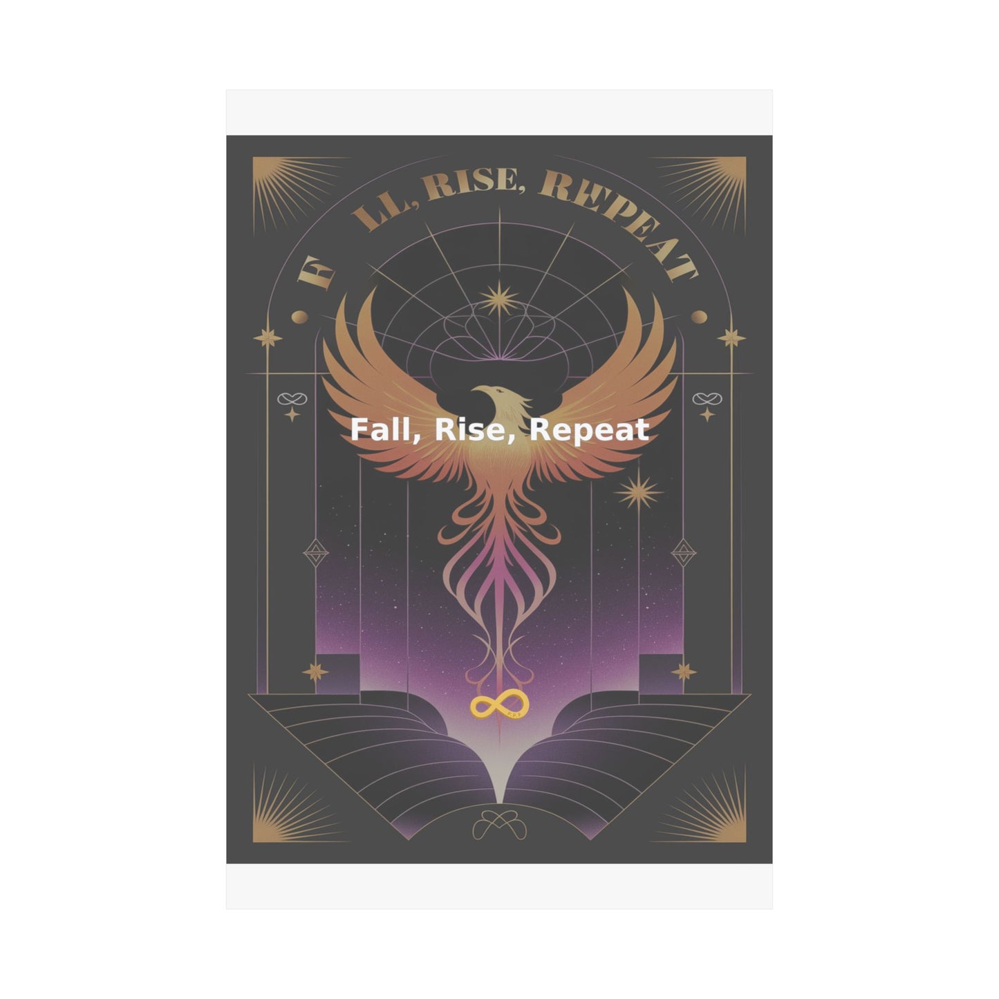 Fall, Rise, Repeat - Matte Vertical Posters