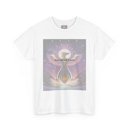 Scarred but Fierce - Unisex Heavy Cotton Tee