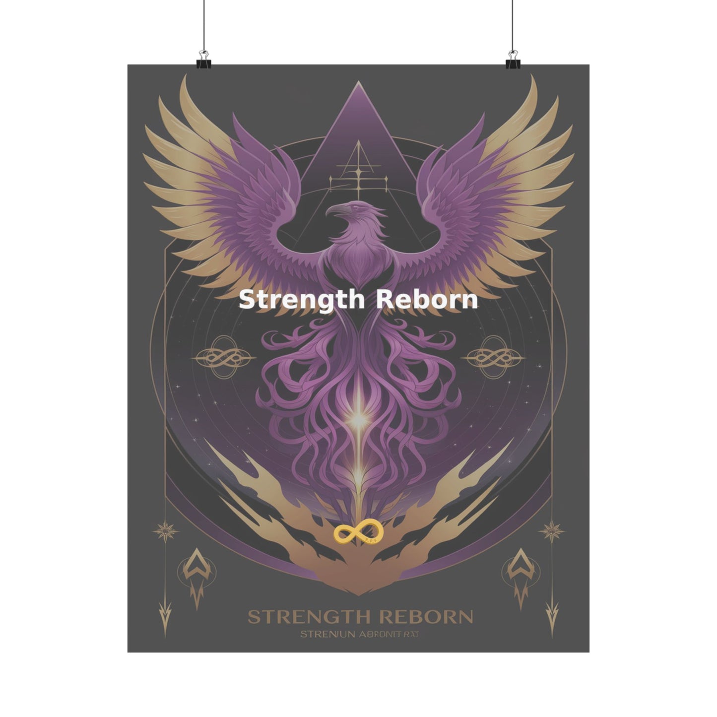 Strength Reborn - Matte Vertical Posters
