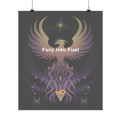 Fury into Fuel - Matte Vertical Posters