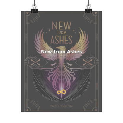 New from Ashes - Matte Vertical Posters