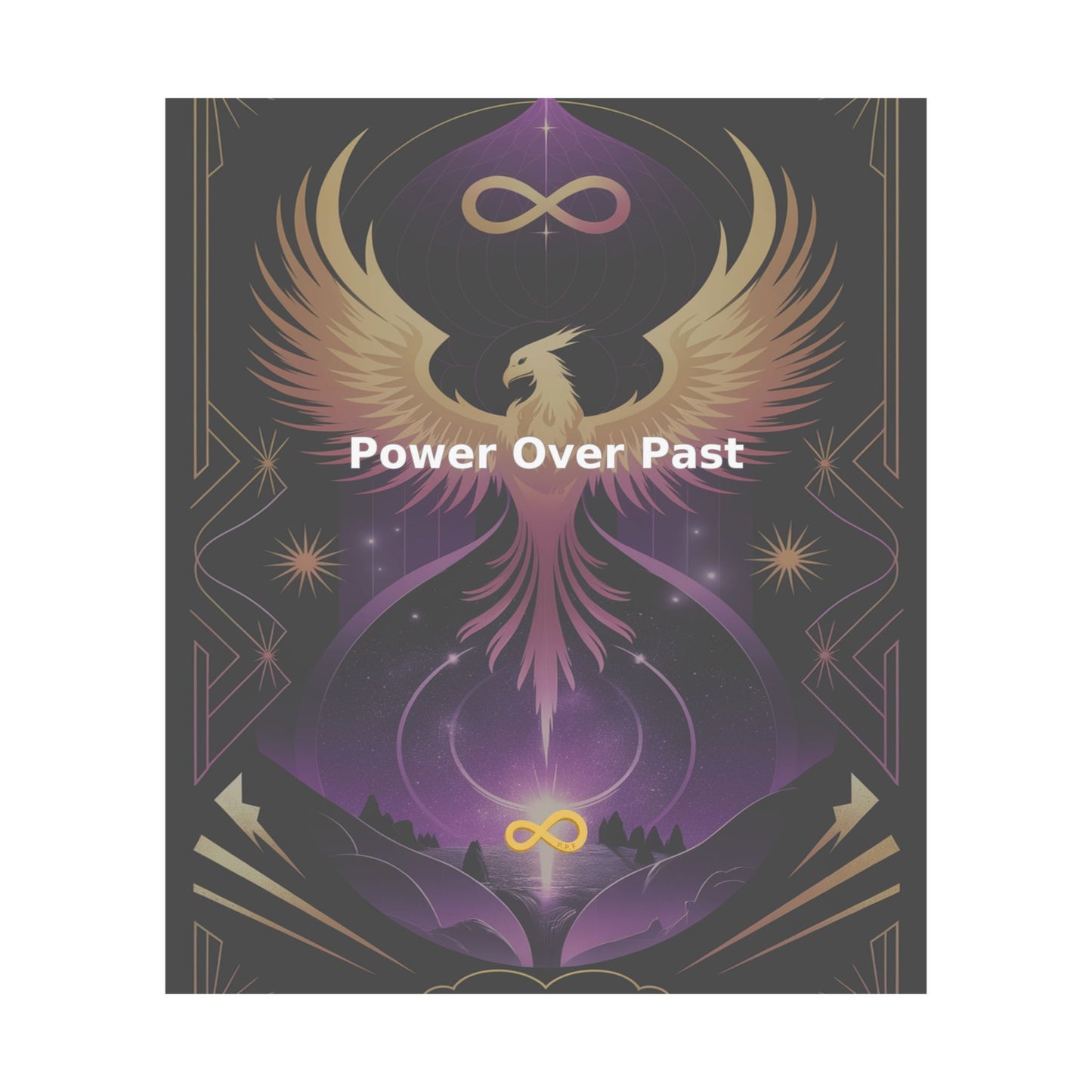 Power Over Past - Matte Vertical Posters