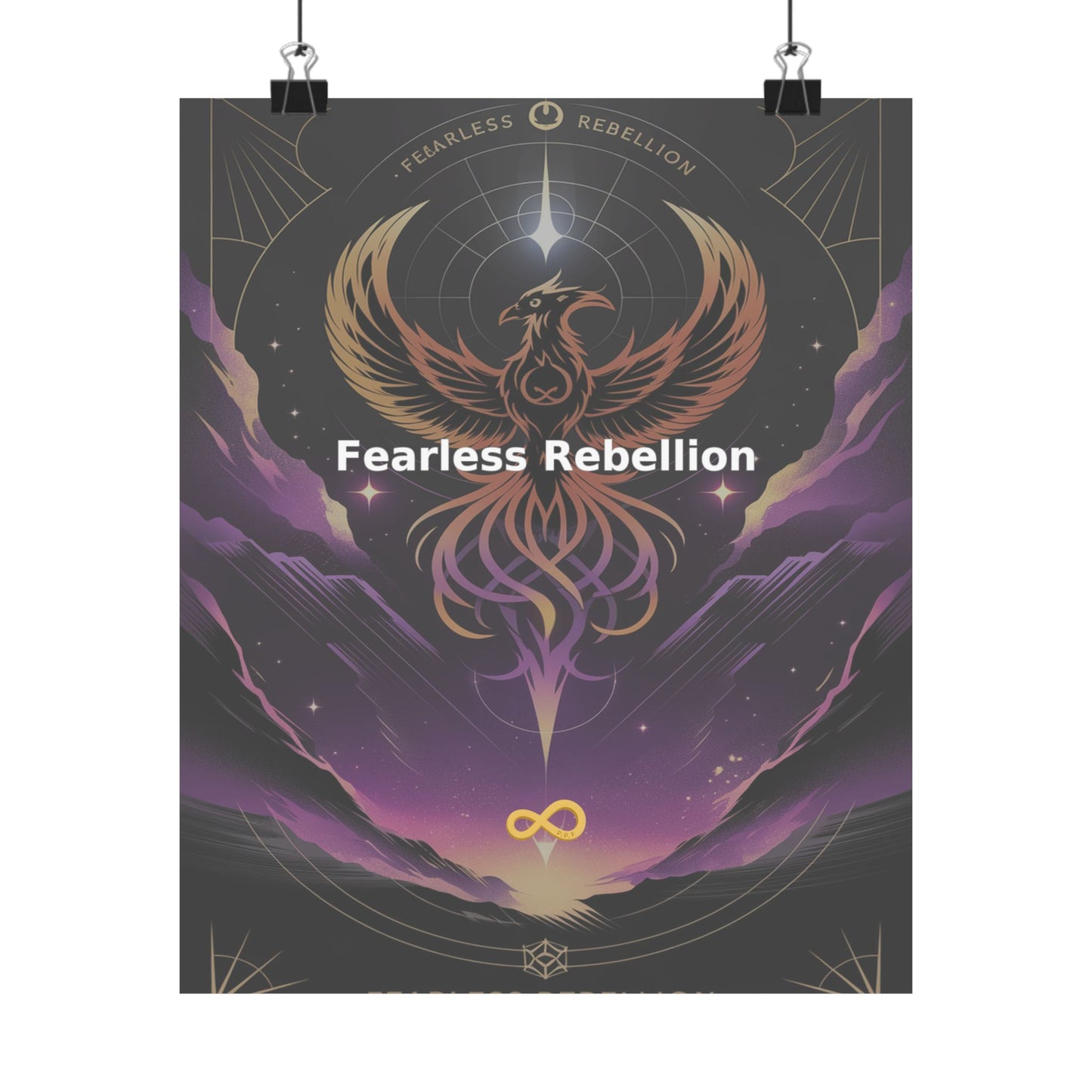 Fearless Rebellion - Matte Vertical Posters
