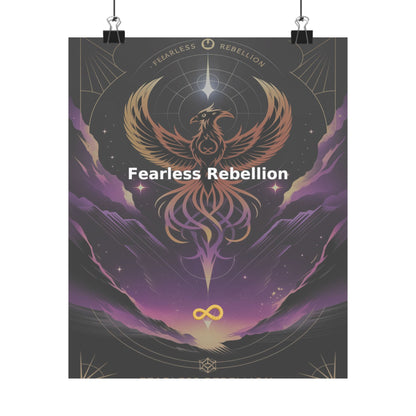 Fearless Rebellion - Matte Vertical Posters