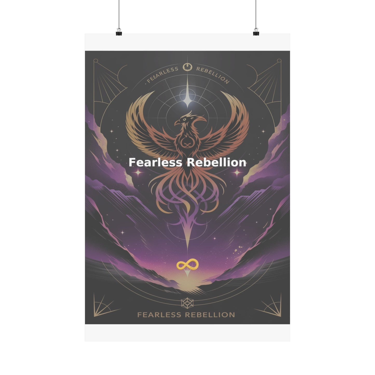 Fearless Rebellion - Matte Vertical Posters