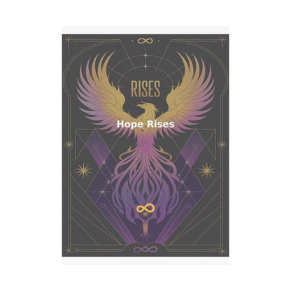 Hope Rises - Matte Vertical Posters