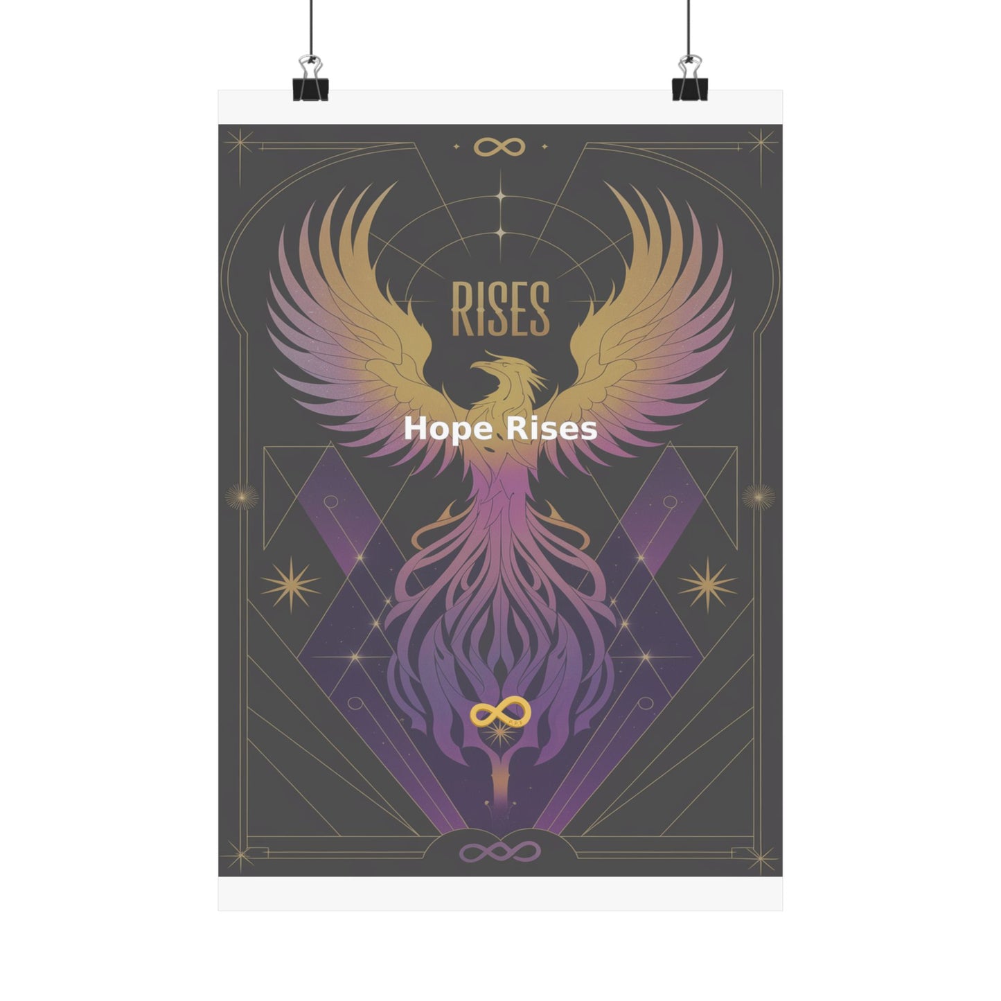 Hope Rises - Matte Vertical Posters