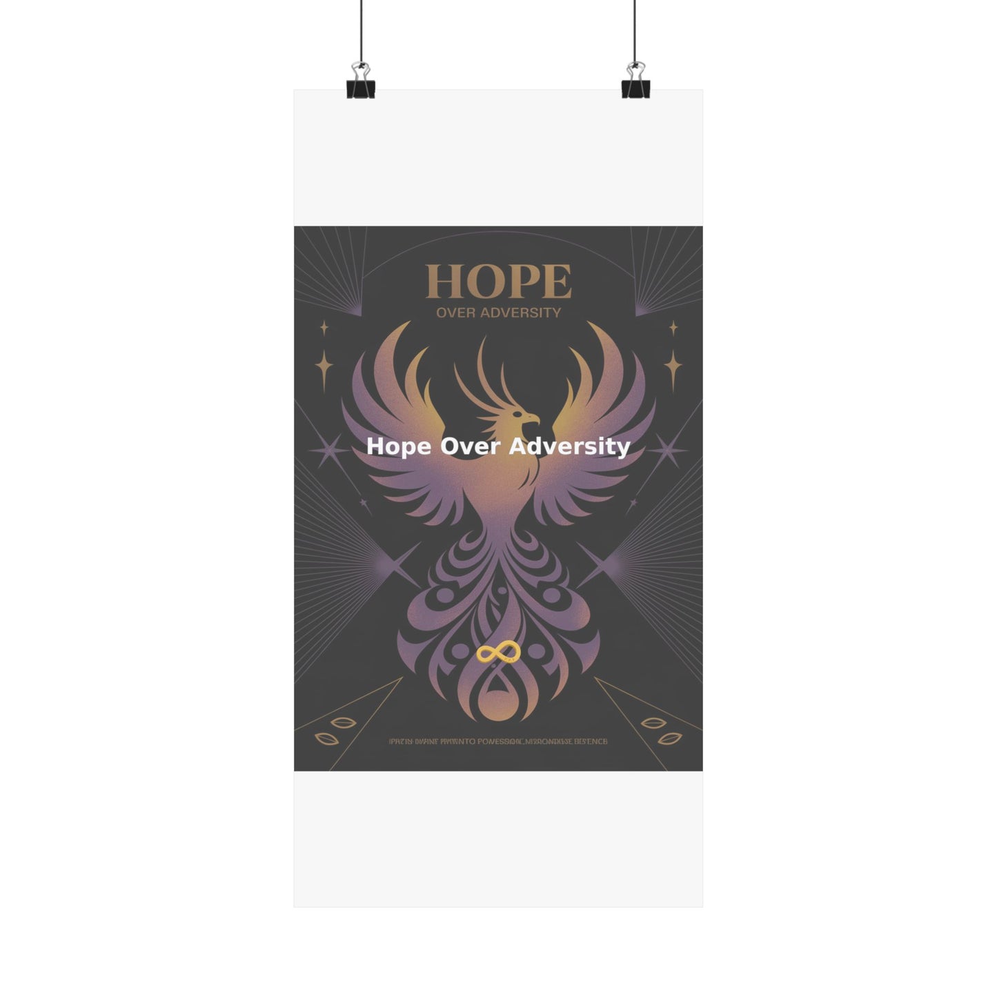 Hope Over Adversity - Matte Vertical Posters