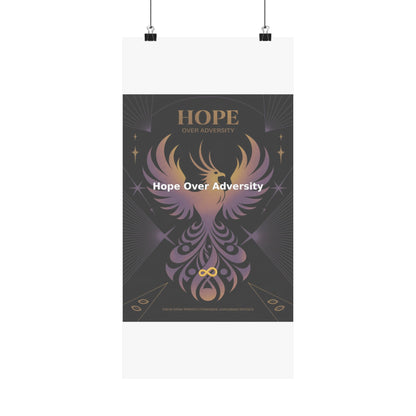 Hope Over Adversity - Matte Vertical Posters