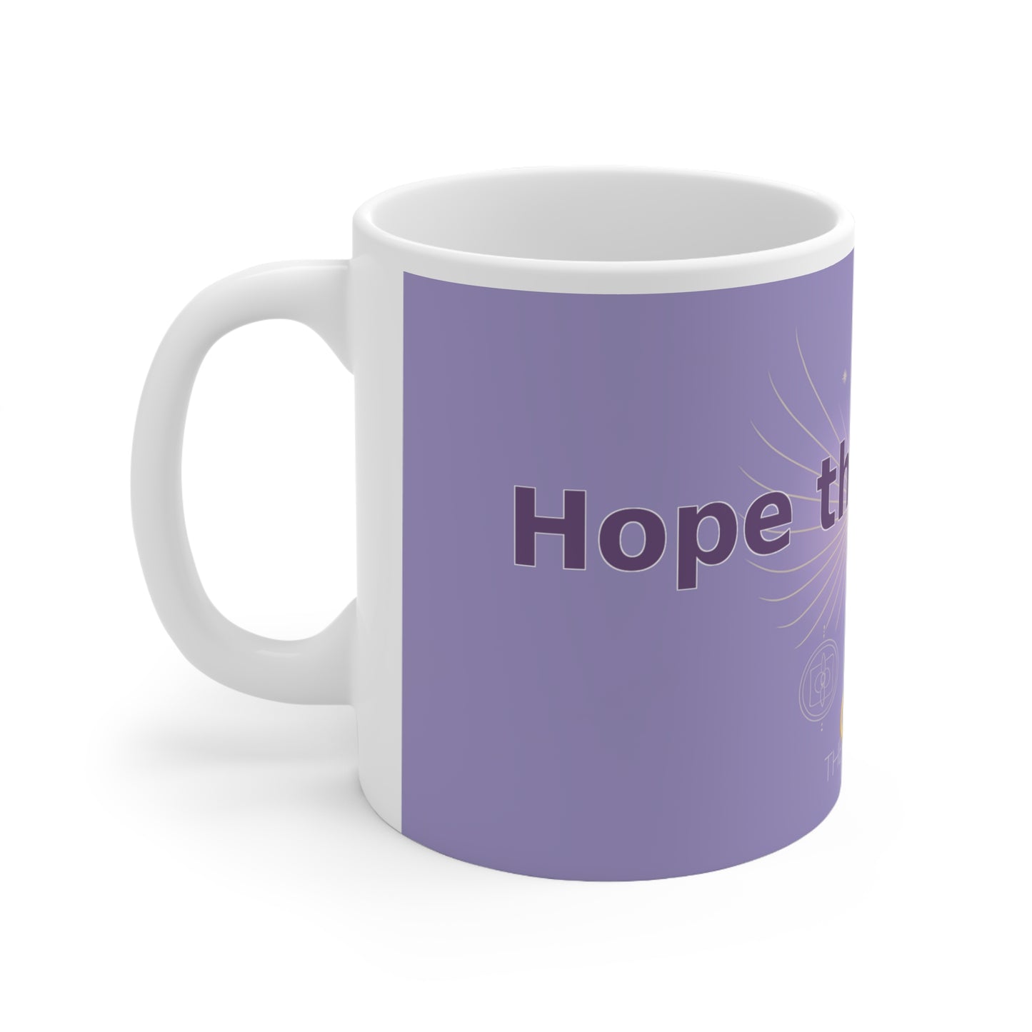 Hope the Unseen - White Ceramic Mug, 11oz