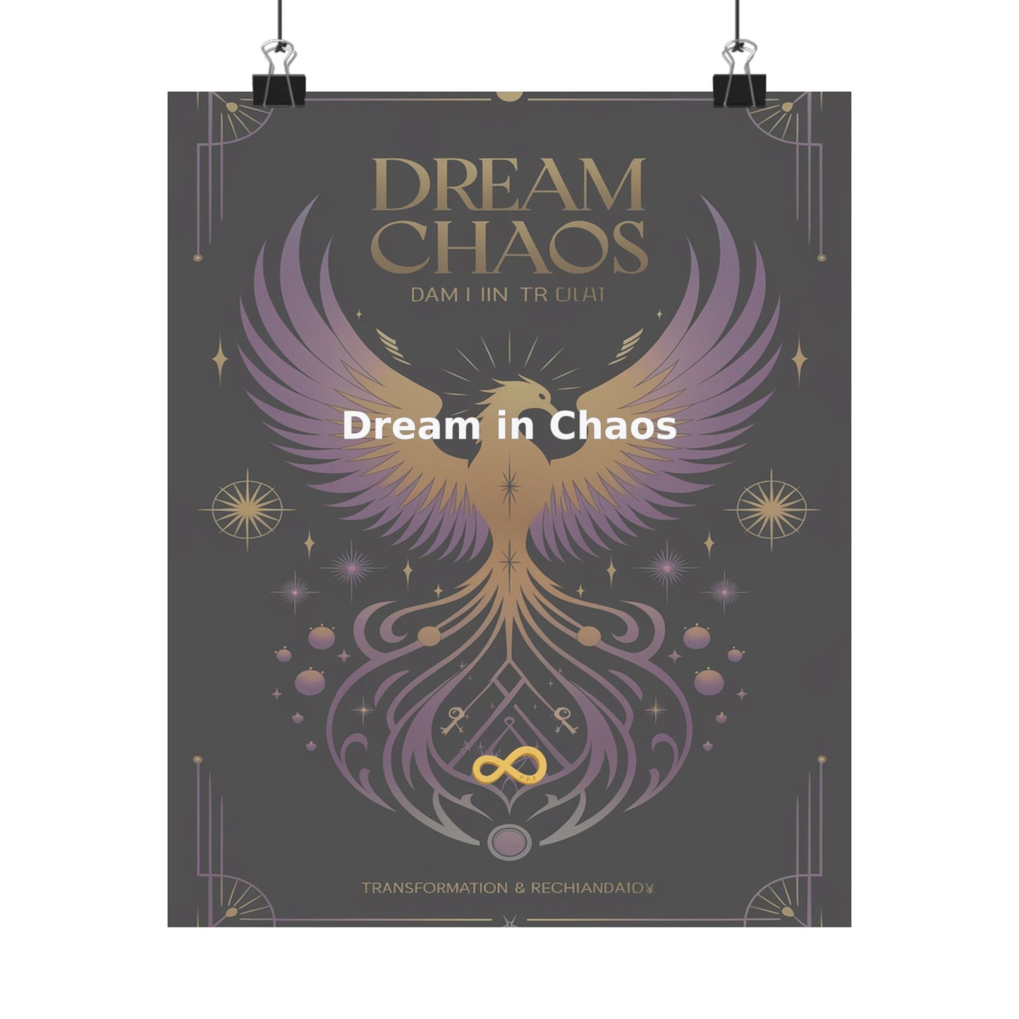 Dream in Chaos - Matte Vertical Posters
