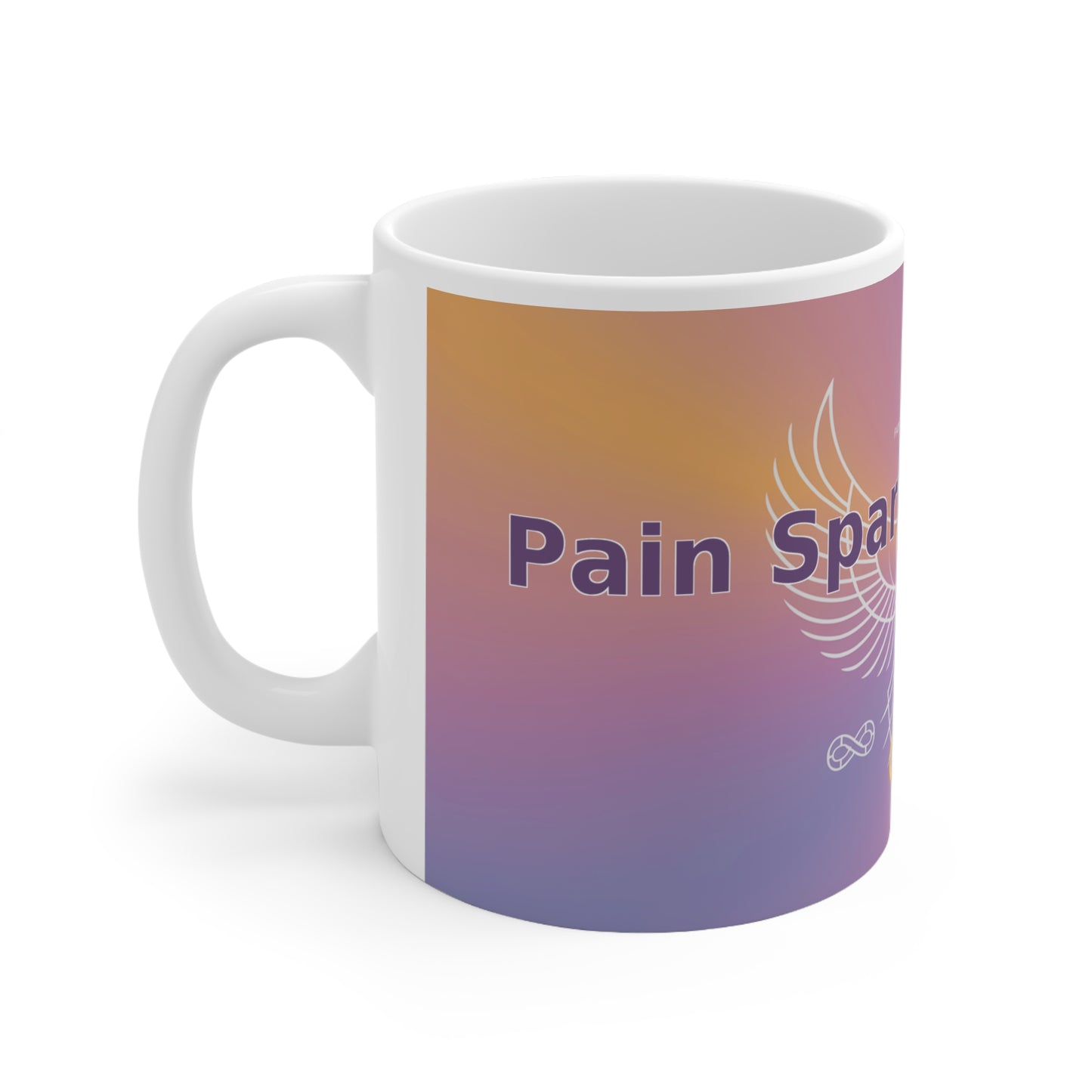 Pain Sparks Potential - White Ceramic Mug, 11oz