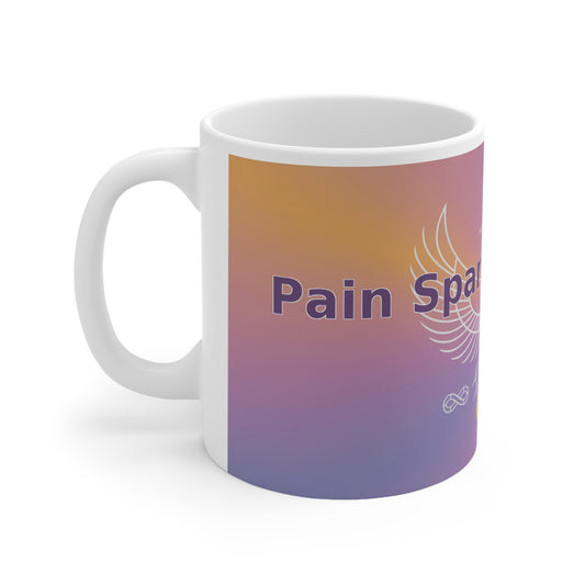 Pain Sparks Potential - White Ceramic Mug, 11oz