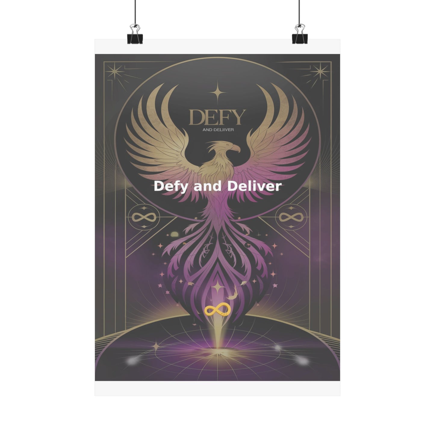 Defy and Deliver - Matte Vertical Posters