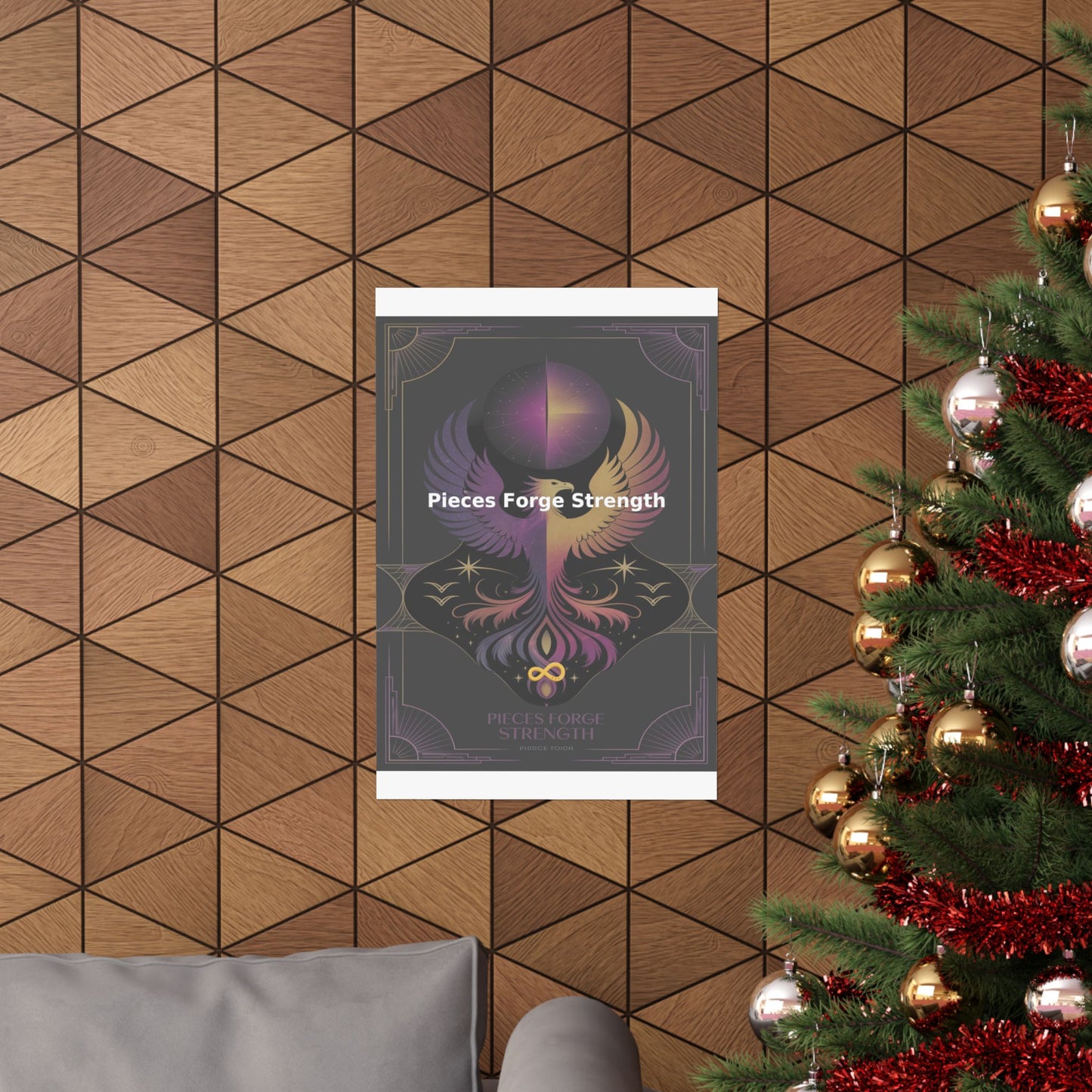 Pieces Forge Strength - Matte Vertical Posters