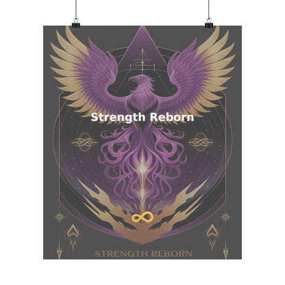 Strength Reborn - Matte Vertical Posters