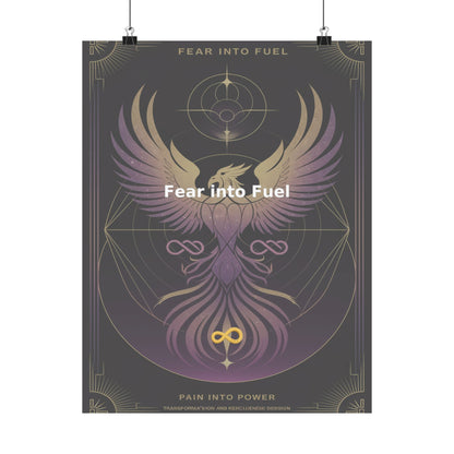 Fear into Fuel - Matte Vertical Posters