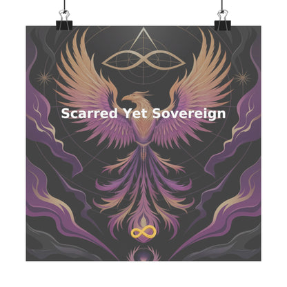 Scarred Yet Sovereign - Matte Vertical Posters