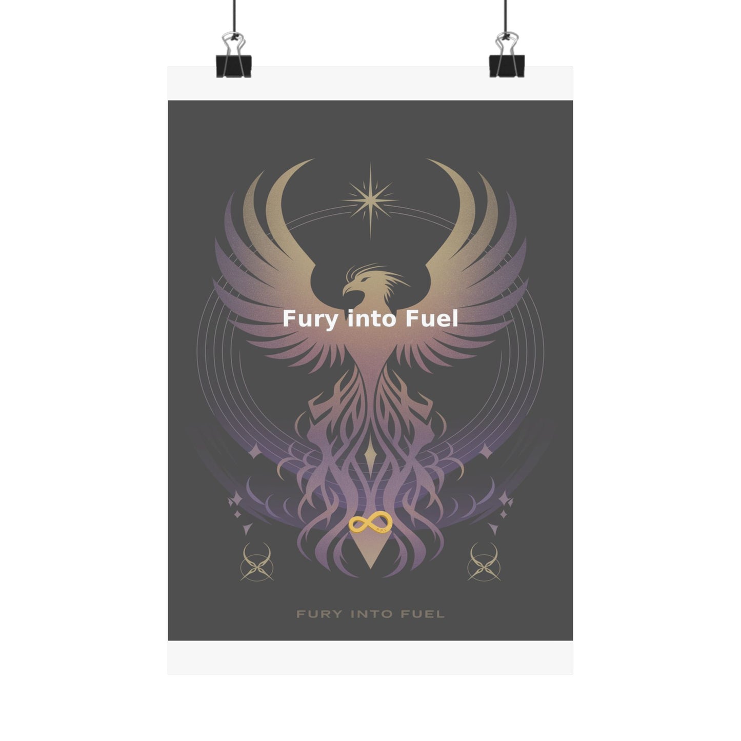 Fury into Fuel - Matte Vertical Posters