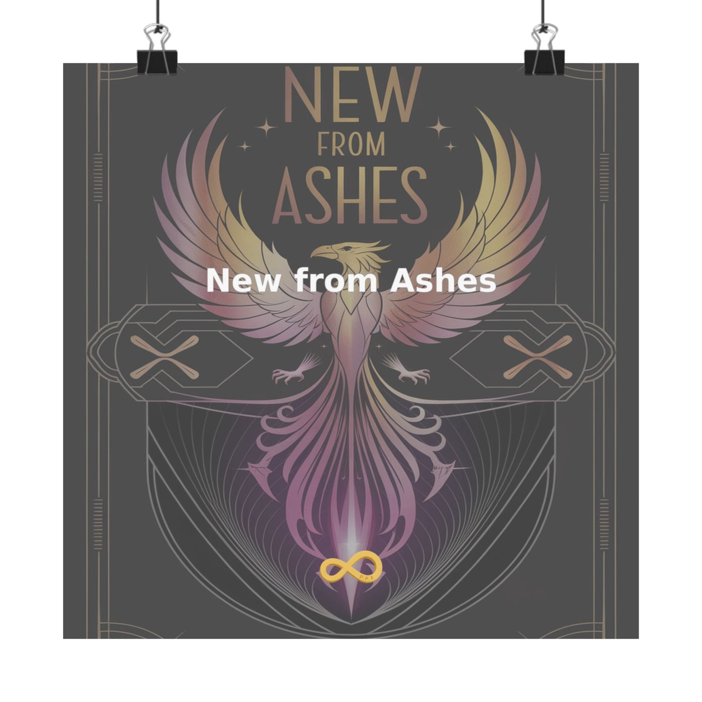New from Ashes - Matte Vertical Posters