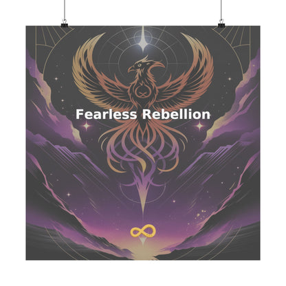 Fearless Rebellion - Matte Vertical Posters