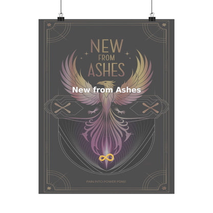 New from Ashes - Matte Vertical Posters