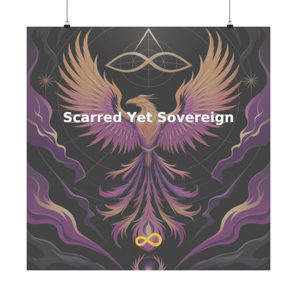 Scarred Yet Sovereign - Matte Vertical Posters