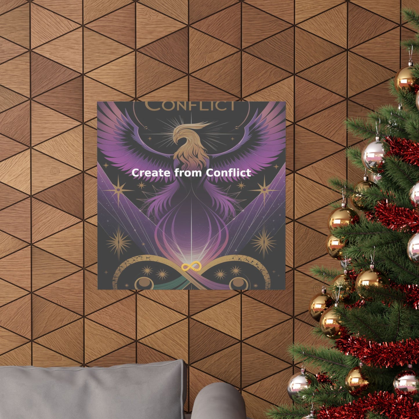 Create from Conflict - Matte Vertical Posters