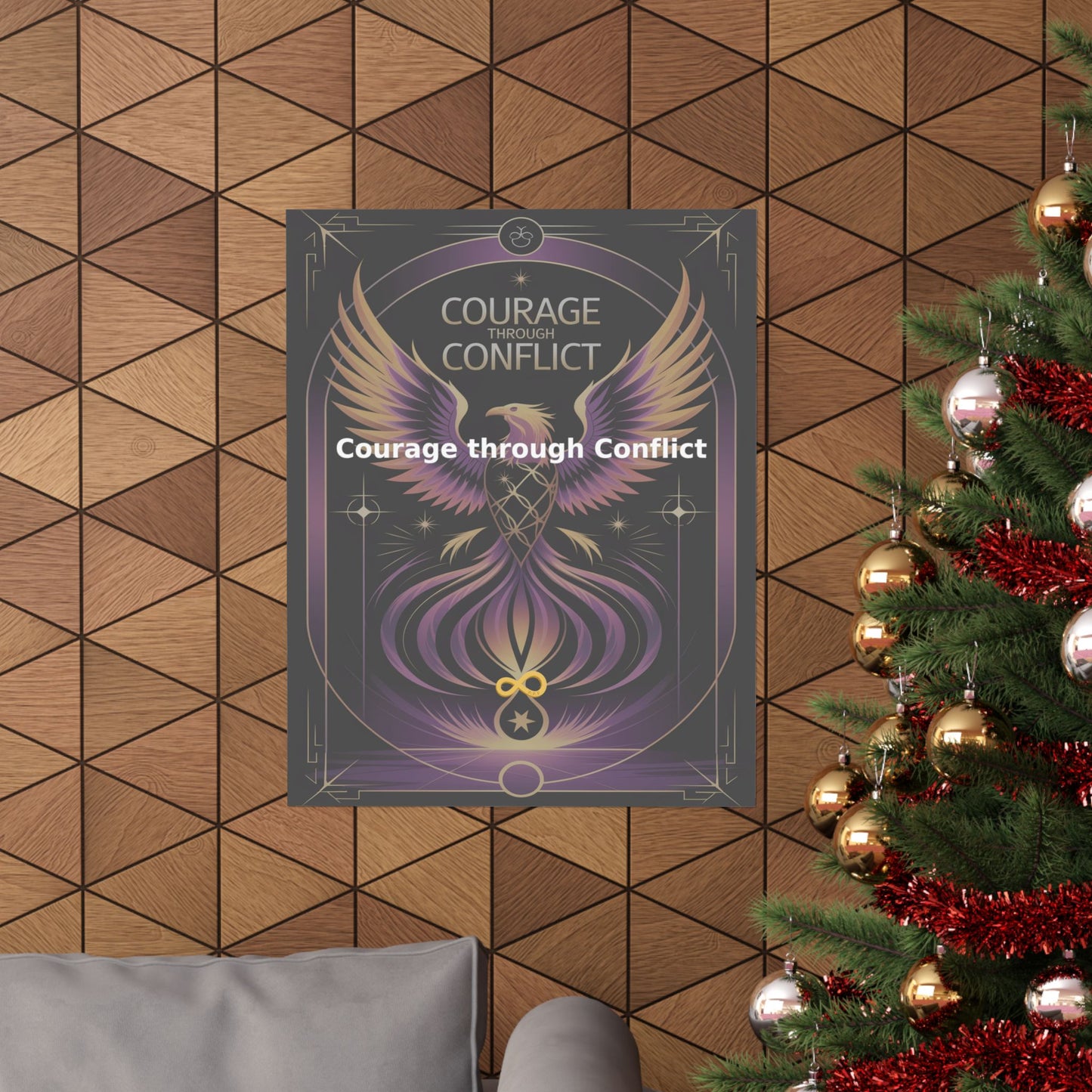 Courage through Conflict - Matte Vertical Posters