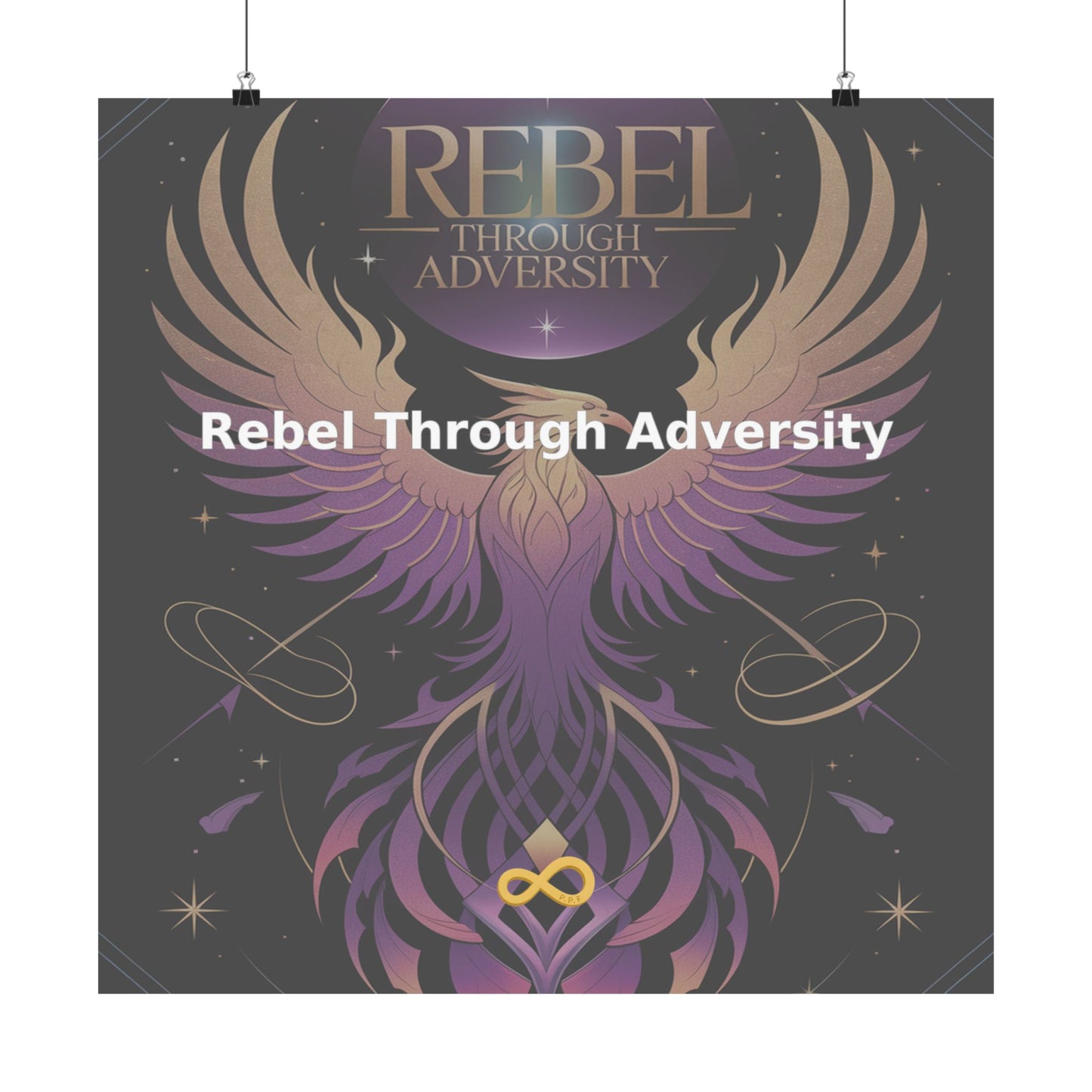 Rebel Through Adversity - Matte Vertical Posters