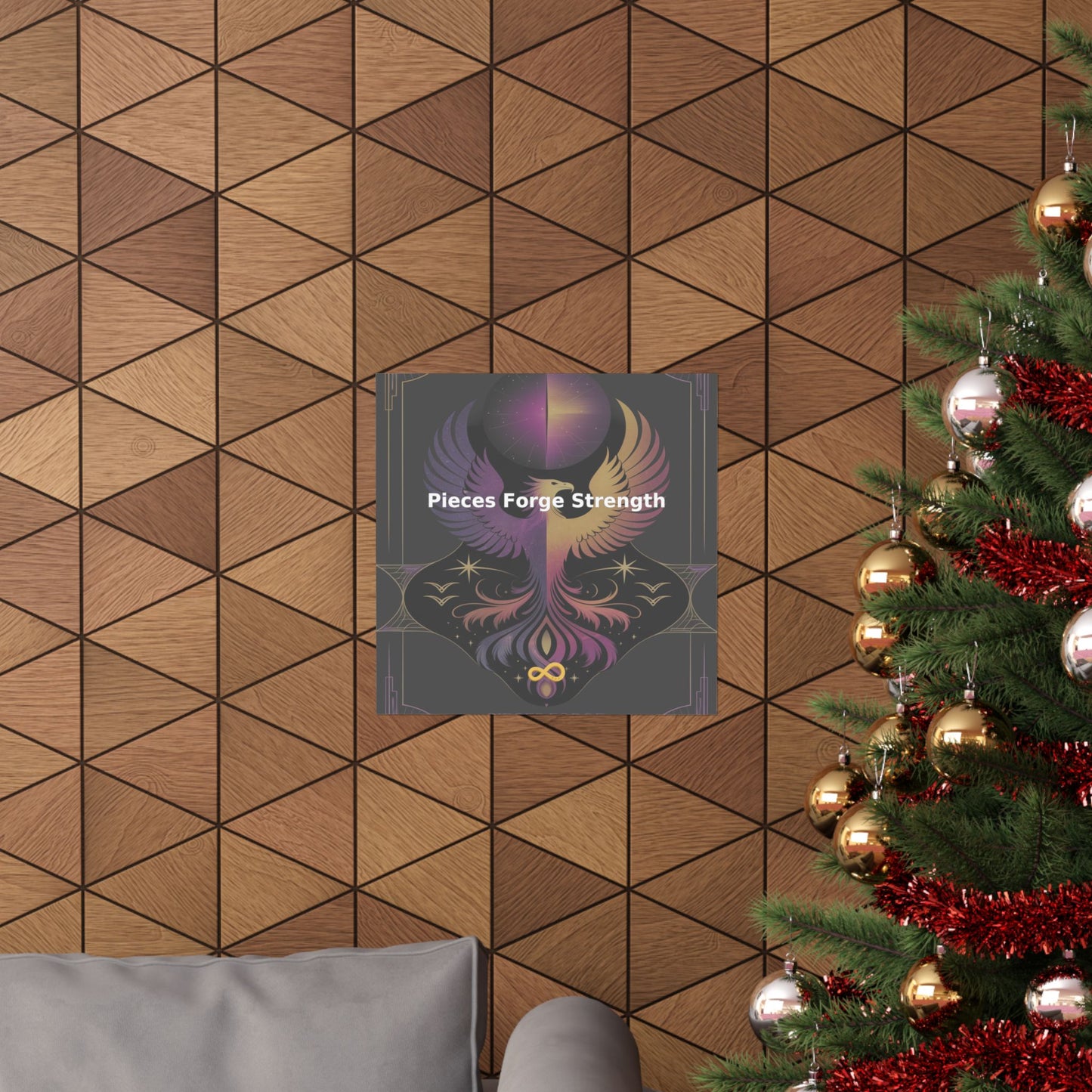 Pieces Forge Strength - Matte Vertical Posters