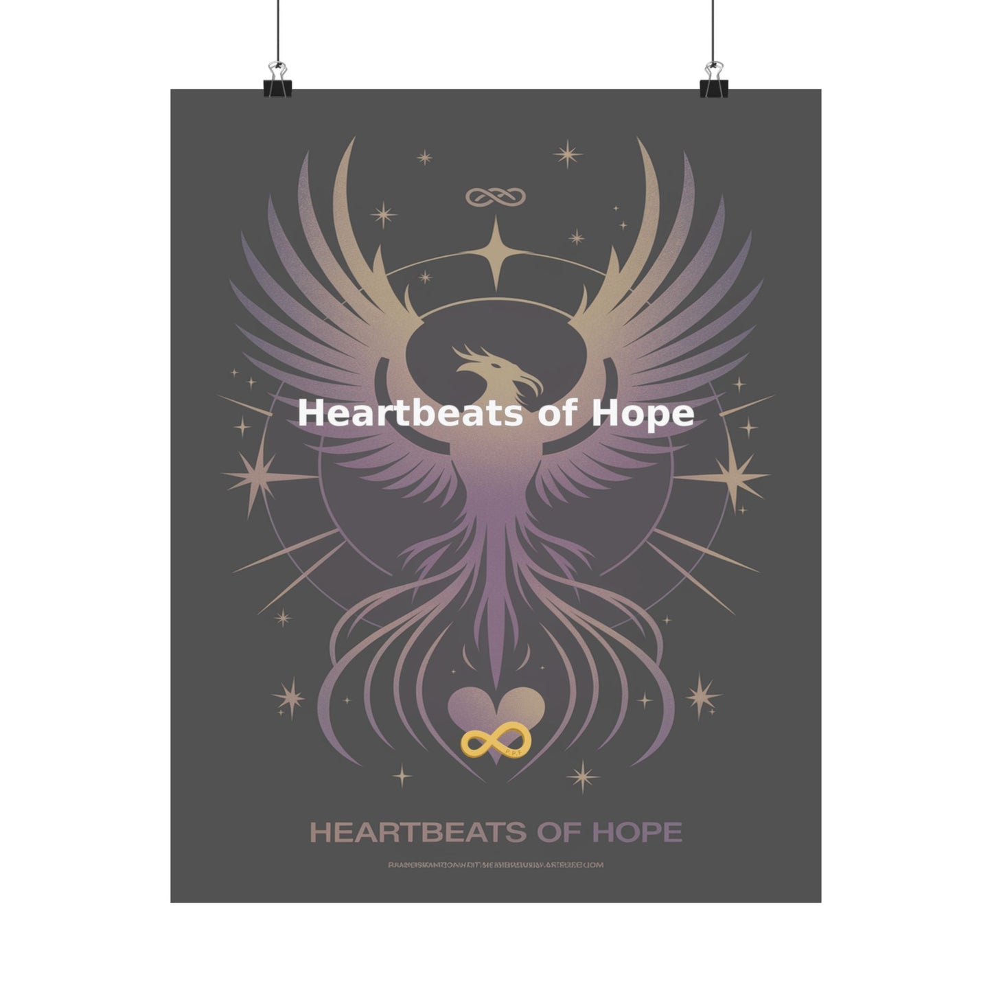Heartbeats of Hope - Matte Vertical Posters