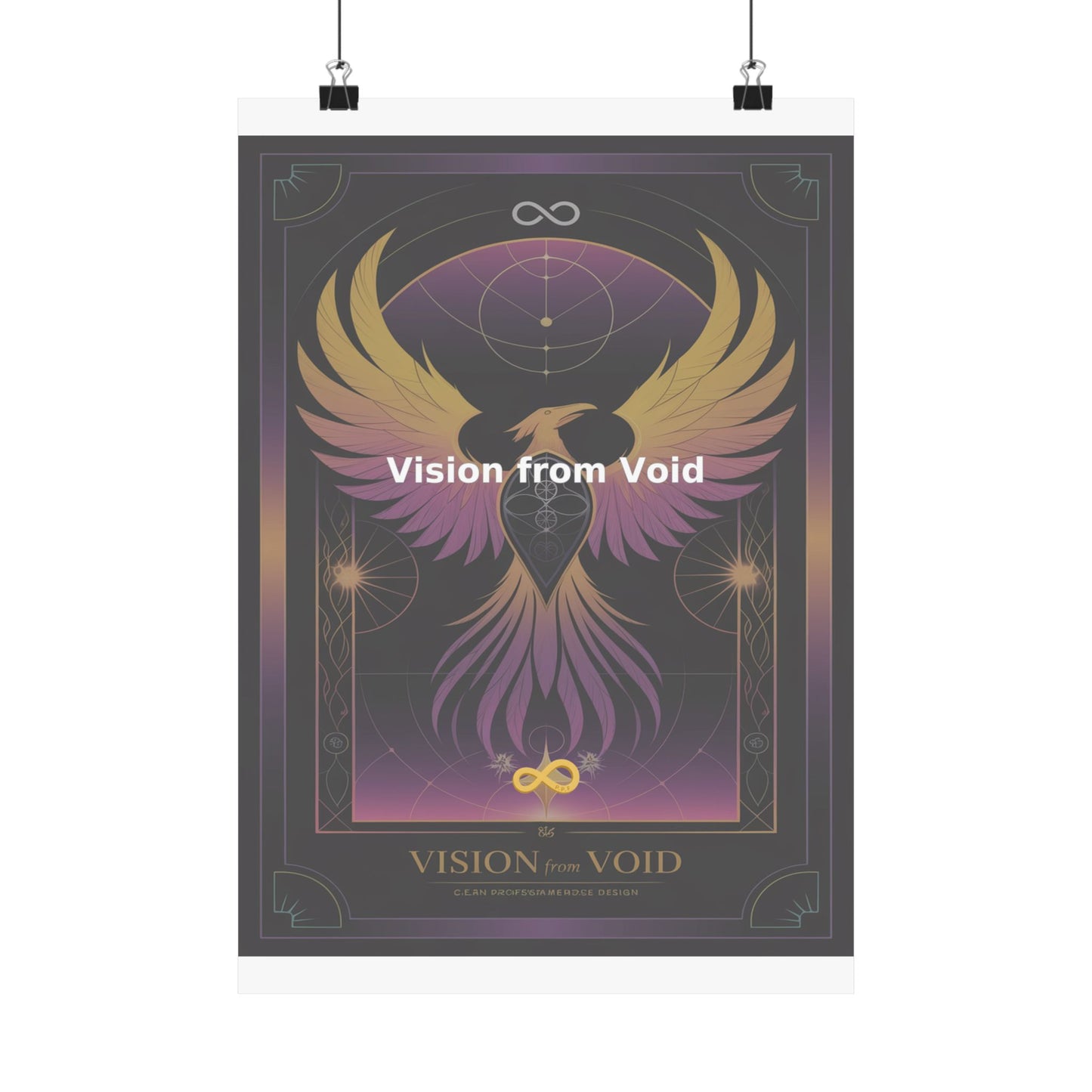 Vision from Void - Matte Vertical Posters
