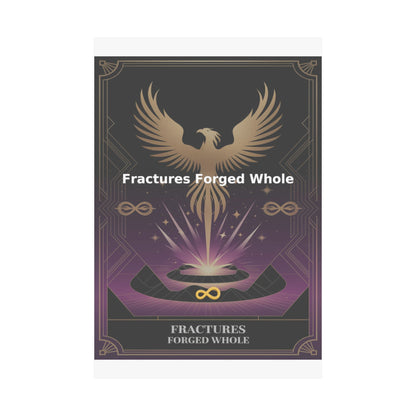 Fractures Forged Whole - Matte Vertical Posters