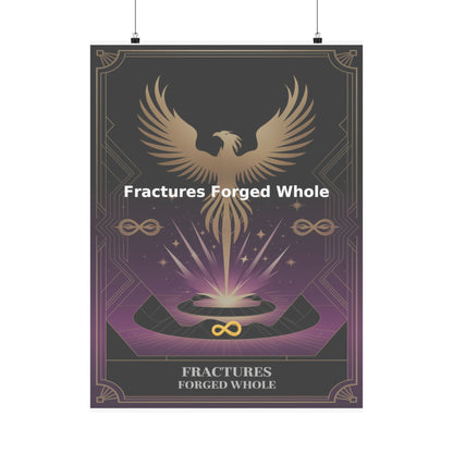 Fractures Forged Whole - Matte Vertical Posters