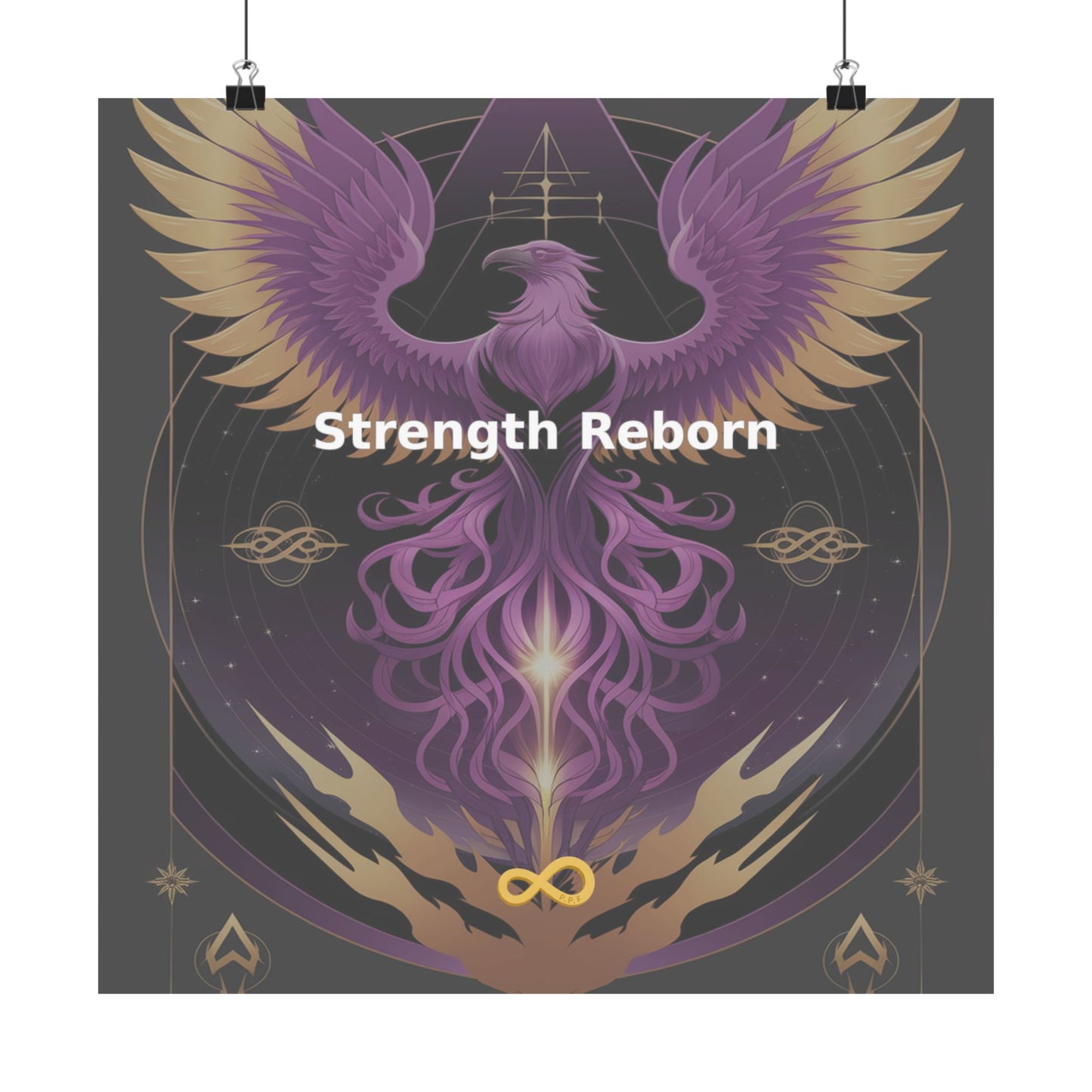Strength Reborn - Matte Vertical Posters