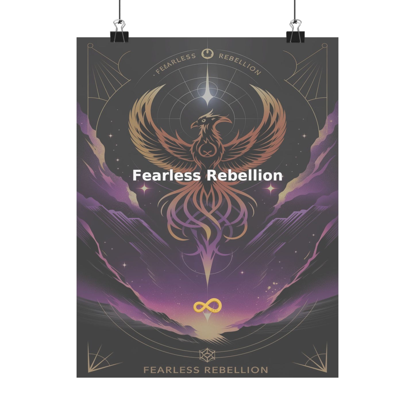 Fearless Rebellion - Matte Vertical Posters