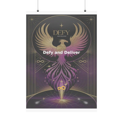 Defy and Deliver - Matte Vertical Posters