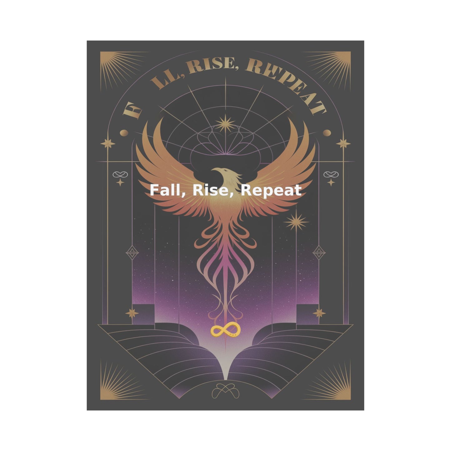 Fall, Rise, Repeat - Matte Vertical Posters