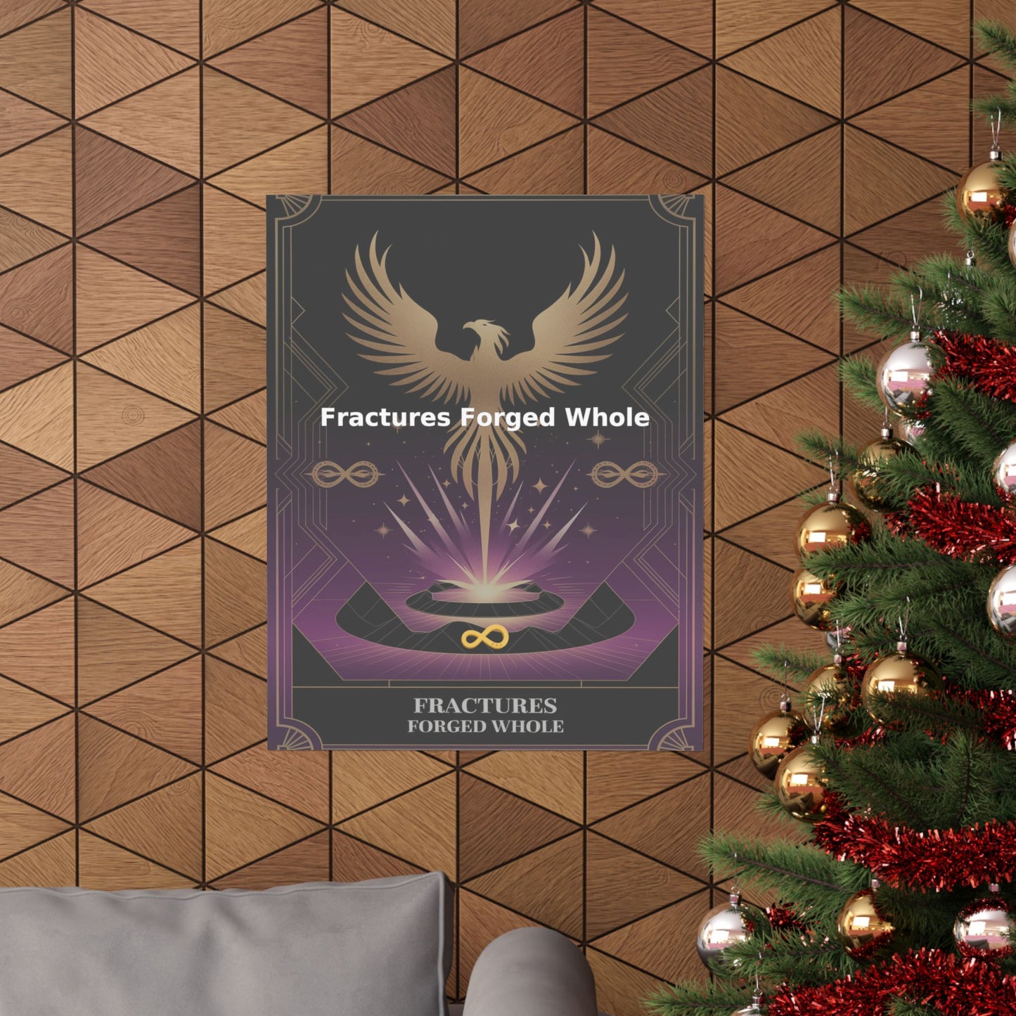 Fractures Forged Whole - Matte Vertical Posters