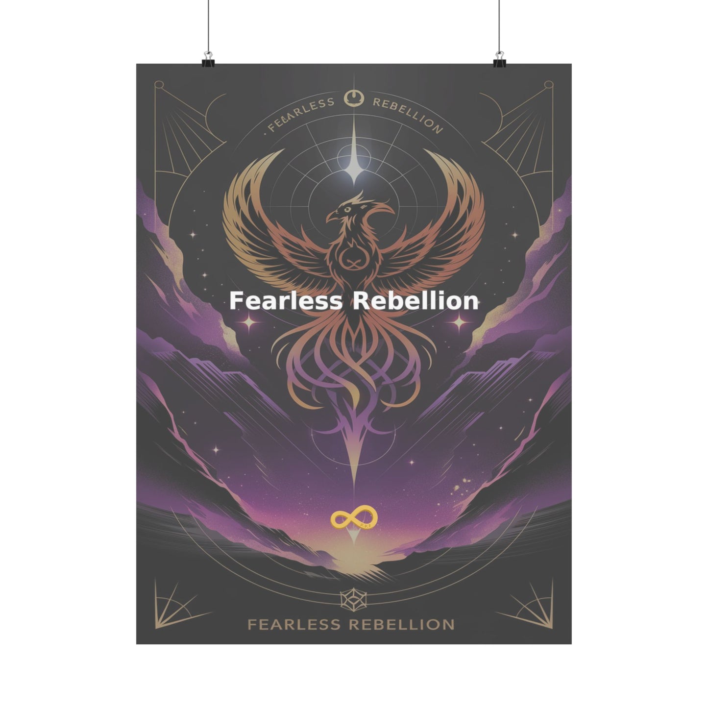Fearless Rebellion - Matte Vertical Posters