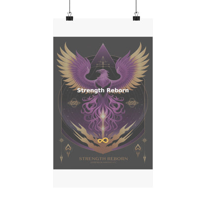 Strength Reborn - Matte Vertical Posters